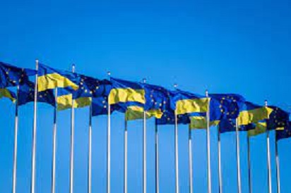 Banderas UE Ucrania